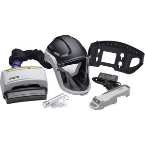 Kit respirateur PAPR 3M Versaflo TR-600-HIK, protection industrielle contre la poussière et les gaz, masque facial complet réutilisable avec ventilateur 180 L/min - Product Image 1