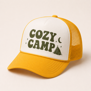 Gorra de béisbol tipo trucker de 5 paneles con logo impreso personalizado de alta calidad, gorra de malla premium con cierre a presión para adultos - Product Image 2