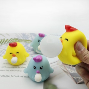 ของเล่นบีบไก่น่ารักคุณภาพสูง บับเบิ้ลส์เอาท์ ตุ๊กตาสัตว์นุ่มนิ่ม TPR ของเล่นบีบสำหรับเด็กชายและเด็กหญิง - Product Image 2