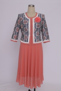 Nuevo Diseño 2025, Ropa Africana de Talla Grande para Mujer, Vestido de Iglesia Turco, Traje con Chaqueta Corta - Product Image 4