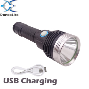 Oem thép không gỉ đầu 18650 USB Sạc đèn pin trực tiếp Sạc đèn pin SST-20 1000Lumens ánh sáng trắng - Product Image 1