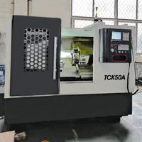 TCK50AY Chine 4 axes Live Tooling Slant Bed CNC Lathe Y Axis pour métal