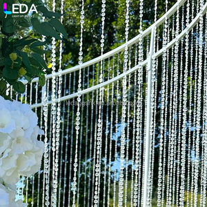 Arche de mariage LEDA en métal, cadre pour cérémonie de mariage, toile de fond de scène pour fête, décoration de célébration - Product Image 4