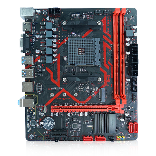 New Arrival High Quality AMD A520 Placa Mae Dual Channel DDR4 Pc Motherboard 64GB NVME M.2 AM4 Desktop Mainboard