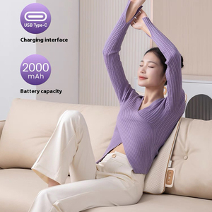 Best Seller taşınabilir masaj koltuk pedi elektrikli geri isıtmalı masaj araba koltuğu ev ofis yastık araba koltuğu sandalye masajı - Product Image 4