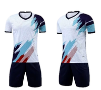 Fan-Style Fußballtrikot für Vereinsfans Polyester Fußballbekleidung Kurzarm Fußballshirt für Sportkollektion
