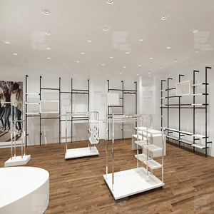 Thiết kế trưng bày cửa hàng quần áo cao cấp, thiết kế nội thất bán lẻ, thiết kế nội thất cửa hàng thời trang - Product Image 3