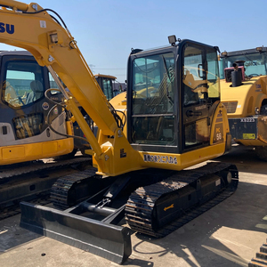 The <strong>Used</strong> 5 Ton <strong>Mini</strong> Komatsu PC56 Crawler <strong>Excavator</strong> with Good Machine Performance for Sale at Low Price - Product Image 1