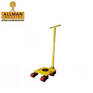 Patins à roulettes pour le déplacement de machines ALLMAN 18 tonnes, en acier allié au carbone CE, 12 roues, pour le transport d'équipements lourds - Product Image 6