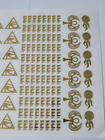 Autocollant de logo doré de luxe électroplaqué personnalisé, autocollants en métal en relief 3D