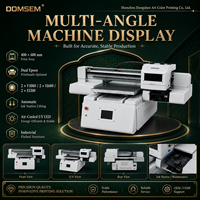 Impresora UV Plana A2 4060 de 400x600mm con Doble Cabezal de Impresión y Circulación de Tinta Blanca