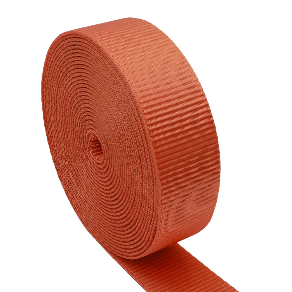 Fettuccia per cinturino in poliestere personalizzata da 20mm 22mm fettuccia in nylon resistente e resistente per guinzaglio per collare di cane