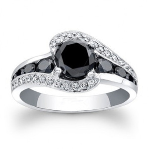 Anello dal Design Classico di Colore Nero per Donne - Product Image 1