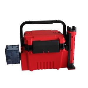 Caja de pesca de señuelos portátil con soporte para caña y soporte para vasos de agua, caja de pesca multifuncional para dibujar a mano, suministros para peces para mascotas - Product Image 3