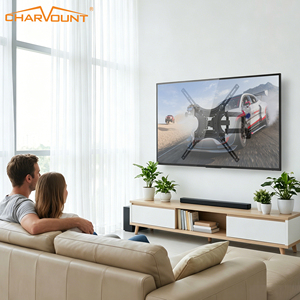 Supporto da Parete per <span class=keywords><strong>TV</strong></span> a Movimento Completo da 17 a <span class=keywords><strong>55</strong></span> <span class=keywords><strong>Pollici</strong></span> LCD LED Girevole Inclinabile Braccio Estensibile VESA 400x400mm Supporto in Acciaio - Product Image 2