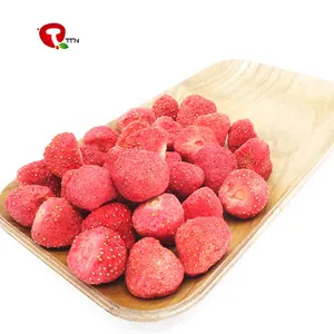 Snack food fd dry strawberry crisps non fried children food hot selling freeze dried strawberry