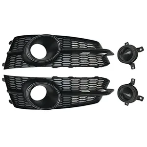 Front Bumper Grille Auto Parts for A6 2016-2018 Fog <b>Lamp</b> Cover Decoration <b>Lamp</b> Hoods Modification Car Accessories - Product Image 5