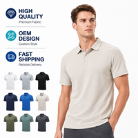 Polo a Manica Corta con Logo Personalizzato Ricamato o Stampato, Traspirante per Corsa, Fitness, Golf, Abbigliamento Casual, Design OEM ODM