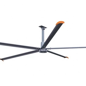 Ventilateur de plafond industriel HVLS à 5 pales de haute qualité, faible bruit, grand débit d'air, économie d'énergie pour les fermes, moteur électrique 220V AC - Product Image 1