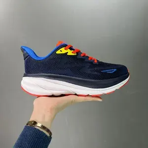 Zapatillas Deportivas de Alta Calidad <span class=keywords><strong>para</strong></span> Hombre y Mujer, Modelo Clifton 9 One, Color Arena, Triple Negro, Blanco y Gris, Estilo <span class=keywords><strong>para</strong></span> Caminar al Aire Libre - Product Image 6