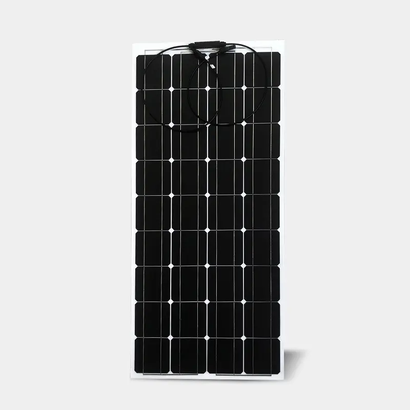 JCN 고효율 100w 단결정 PV 18V 유연한 태양광 패널 투명 유연한 태양 전지판