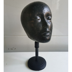 Venta directa, modelo de cabeza de espuma EPP ecológica para exhibición de pelucas y pruebas cosméticas Con base antideslizante - Product Image 3