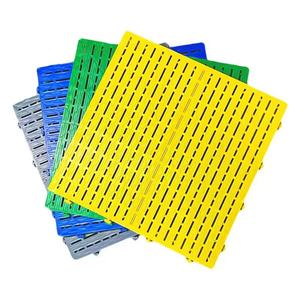 Dalles de <span class=keywords><strong>sol</strong></span> en vinyle plastique autobloquantes antidérapantes et résistantes sont utilisées pour le lavage de voitures dans le garage. - Product Image 5