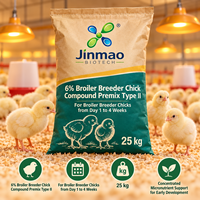 Additif Alimentaire 6% pour Poulets de Chair et Poulets Reproducteurs – Minéraux et Oligo-éléments Type II – Poudre Alimentaire pour Volailles et Animaux – Favorise la Nutrition
