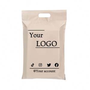 Sac d'expédition en polyéthylène recyclé personnalisé en gros avec poignée épaisse et emballage plastique pour l'expédition par les coursiers, boîte à chaussures - Product Image 3