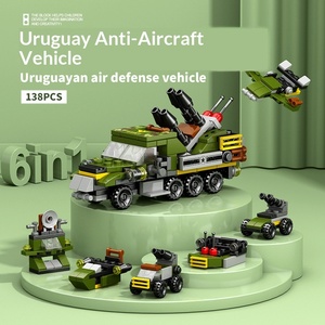 Ensemble de blocs de construction de super robots, voiture déformable 6 en 1, modèle de construction DIY pour enfants, avec voiture/camion/avion/véhicule mécanique - Product Image 4