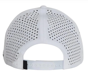 Casquette de golf snapback à 6 panneaux avec logo tissé personnalisé, trous découpés au laser, polyester performant, casquettes de sport de golf et de baseball - Product Image 4