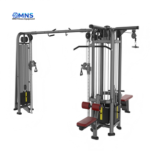 Equipo de Gimnasio Multiusos para 5 Personas: Máquina <span class=keywords><strong>Smith</strong></span> y Equipo Crossover de 5 Estaciones - Product Image 1