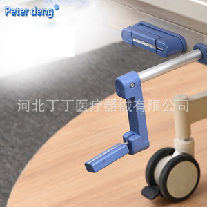 เตียงพยาบาลปรับได้สามฟังก์ชั่น รุ่น Peter Deng สีขาวและเหลือง สำหรับใช้ในบ้านและโรงพยาบาล - Product Image 3