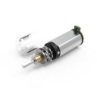 Moteur pas à pas à engrenages Zhaowei OEM Micro 16mm 15W DC, couple élevé, faible régime 20 tr/min, pour robot de compagnie