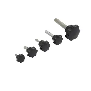 Torx-tornillos de pulgar de cabeza de plástico, con mango de goma, Perno de mango de ciruela, superventas