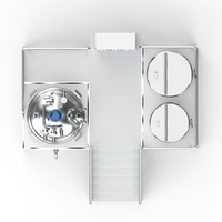 Machine d'émulsification sous vide à cisaillement élevé certifiée CE GMP avec homogénéisateur pour la fabrication de crème, disponible en 50L, 100L, 200L, 300L, 500L, 1000L, 3000L