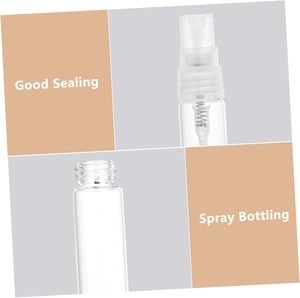 Envío Rápido, Disponibles en Stock, Frascos de Perfume Recargables de Vidrio de 2ml, 3ml, 5ml y 10ml, Mini Botellas de Muestra con Atomizador, Tapa Transparente, Impresión Serigráfica - Product Image 3