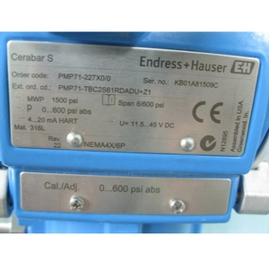 เซ็นเซอร์วัดความดันแบบดิจิตอล Endress+Hauser PMP71 รุ่นใหม่และของแท้ พร้อมเซ็นเซอร์โลหะแบบเชื่อมชนิด Absolute และ Gauge Cerabar - Product Image 5