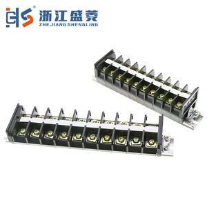 מחבר חוטי נחושת מצופה ניקל 20 פינים, 11-20 מגעים, <span class=keywords><strong>30A</strong></span>, מסדרת CZLS TD-3010, בלוק חיבורים תעשייתי קבוע עם בורג. - Product Image 3