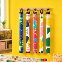 Sac de rangement pour cartes de Mahjong en PVC américain, transparent, écologique, durable, avec fermeture éclair et poignée, pratique, en stock