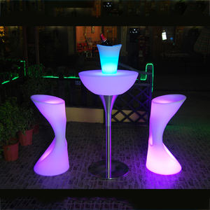 ชุดเรืองแสงสูง,ชุดเลานจ์ผับกาแฟมีไฟค็อกเทลคลับไนท์คลับบาร์เก้าอี้และโต๊ะLed - Product Image 2