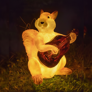 Lámpara con forma de ardilla para decoración exterior, luces festivas para parques, jardines y eventos festivos, lámpara con motivo impermeable IP65 - Product Image 1