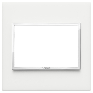 Vimar Wall <b>Switch</b> Plate 13.1x11.6cm Glacier Ice Finish - Product Image 1