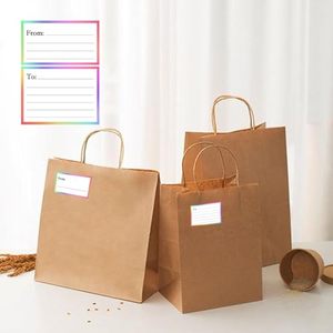 Étiquettes d'expédition de Noël 3,5x4,5 pouces avec adresse de retour, 120 pièces, autocollants postaux adhésifs permanents pour la maison - Product Image 5