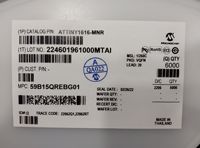 Microcontrolador MCU Original ATTINY1616-MNR, Paquete QFN20, Serigrafía T1616