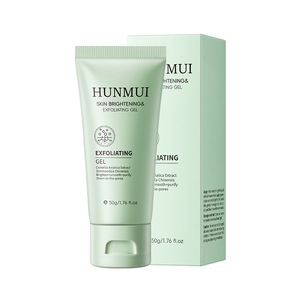HUNMUI เจลขัดผิวกาย 50 กรัม ผิวกระจ่างใส ทำความสะอาดอย่างอ่อนโยน ให้ความชุ่มชื้นสำหรับทุกสภาพผิว - Product Image 2