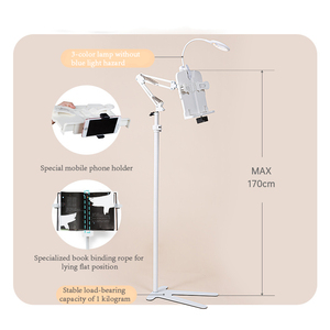 Support de <span class=keywords><strong>livre</strong></span> de lecture au sol allongé <span class=keywords><strong>sur</strong></span> <span class=keywords><strong>le</strong></span> canapé dans <span class=keywords><strong>le</strong></span> lit étagère paresseux serre-livres de lecture support de lecture pour <span class=keywords><strong>téléphone</strong></span> iPad - Product Image 4
