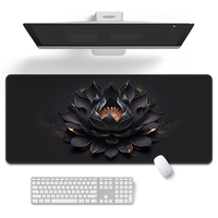 Grand tapis de souris de jeu sur mesure LW 2026, noir japonais, tapis de bureau, grand tapis de souris gamer XXL 90x40, tapis de clavier et de souris