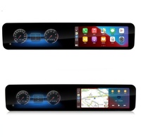 Écran tactile IPS 12,3 pouces Android, unité principale à double écran pour Mercedes-Benz Classe E W213 2016-2023, autoradio de tableau de bord, Carplay
