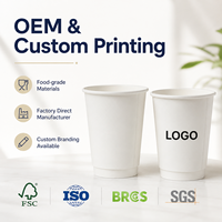 Vaso de Café Aislado de Doble Pared con Diseño Corrugado, Extra Versátil, Estándar para Cafeterías y Bares de Espresso Premium